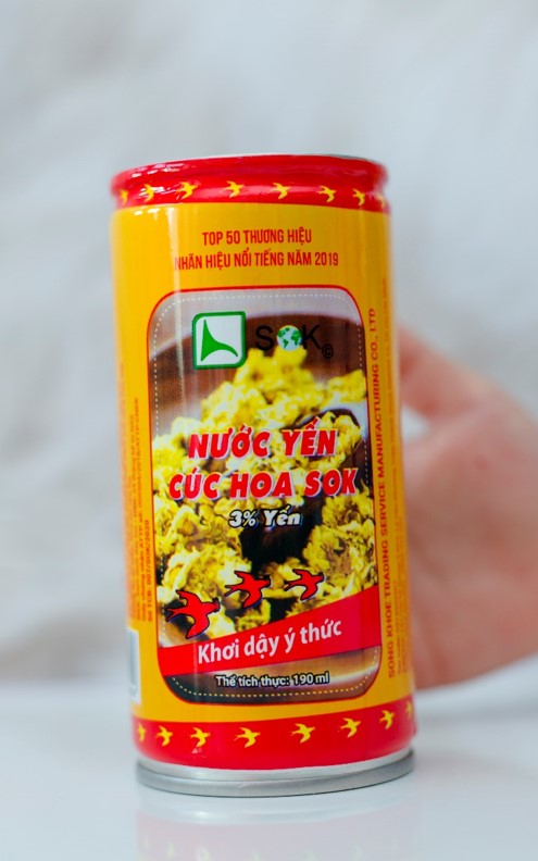 NƯỚC YẾN SÀO HOA CÚC ( 1 THÙNG 24 LON)