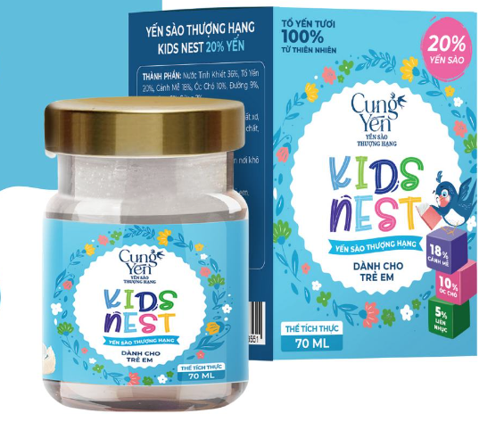 Cung Yến Kids ( 1 HỘP 1 LỌ*70ML)