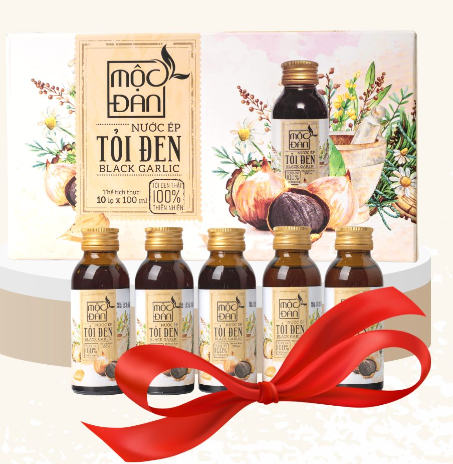 Tỏi đen Mộc Đan ( HỘP 6 CHAI )