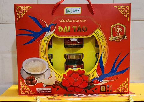 YẾN SÀO ĐẠI TÁO ( 1 HỘP 6 LỌ*70ML)