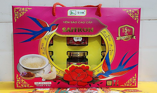 YẾN SÀO SAFARON ( 1 HỘP 6 LỌ*70ML)