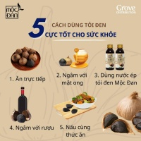 “BỎ TÚI” 5 CÁCH DÙNG TỎI ĐEN CỰC TỐT CHO SỨC KHỎE