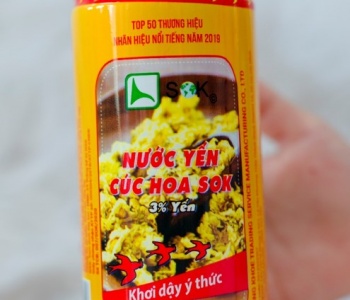 NƯỚC YẾN SÀO HOA CÚC ( 1 THÙNG 24 LON)