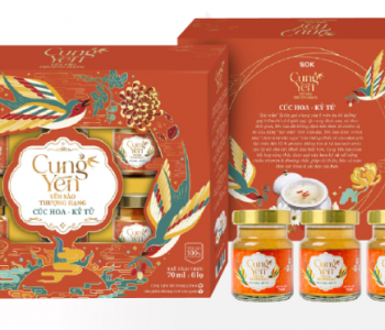 Yến sào Cúc Hoa - Kỷ Tử ( 1 HỘP 6 LỌ*70ML)