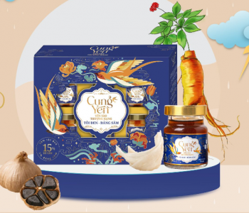 Yến sào Tỏi Đen - Đảng Sâm ( 1 HỘP 6 LỌ*70ML)