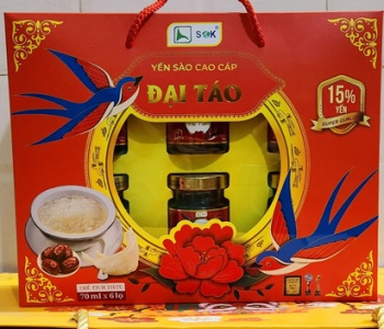 YẾN SÀO ĐẠI TÁO ( 1 HỘP 6 LỌ*70ML)